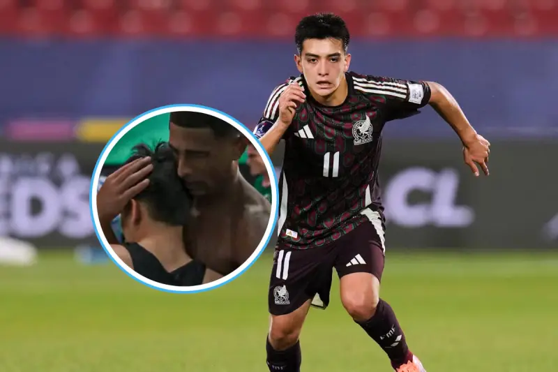 Así consoló Bellingham a Gilberto Mora tras la eliminación del Tri (VIDEO)