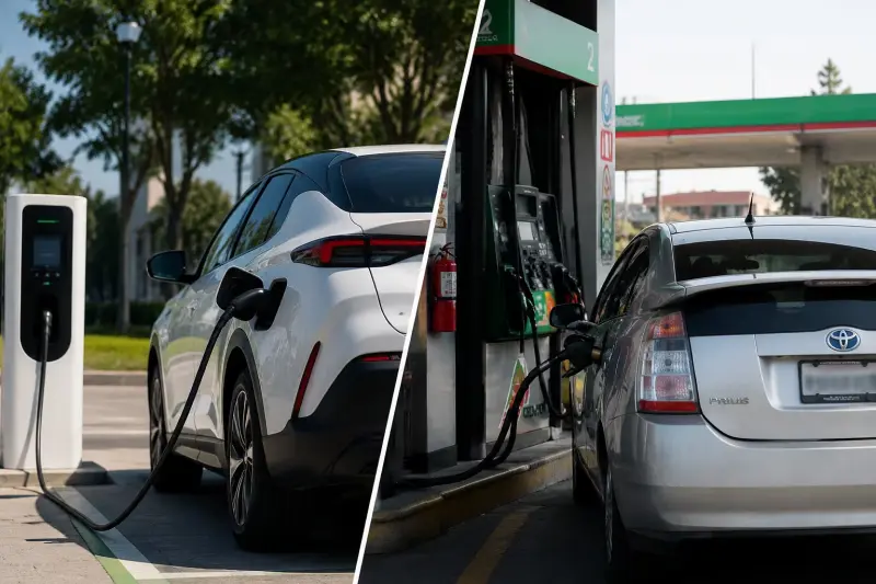 Auto eléctrico vs híbrido en México: cuál conviene más por consumo de gasolina, precio, mantenimiento y facilidad de uso