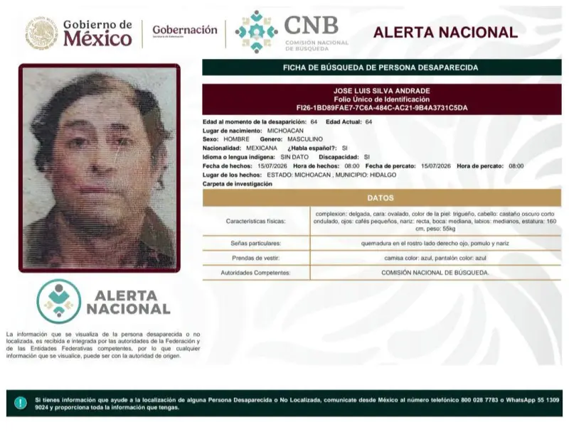 Cumple 10 días desaparecido José Silva Andrade, activista de Los Azufres