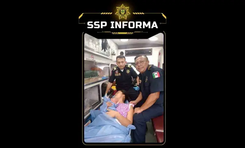 Atienden parto en ambulancia de traslado desde Hunucmá a Mérida