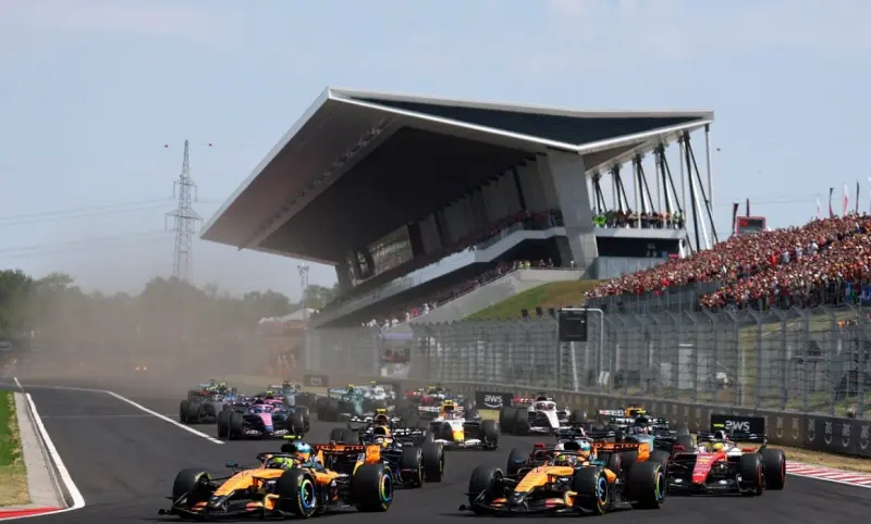 Lando Norris es quien manda en el Gran Premio de Hungría