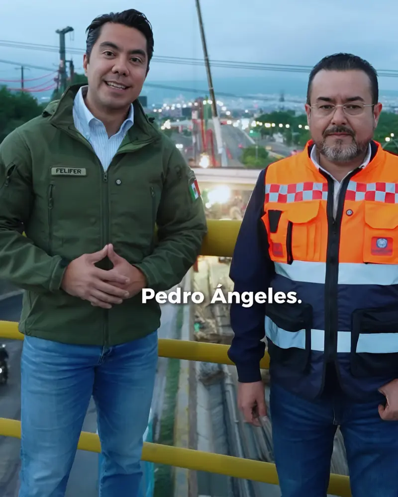 Supervisa Felifer Macías trabajos del Tren México-Querétaro en Bernardo Quintana y pide tomar precauciones por cierres viales