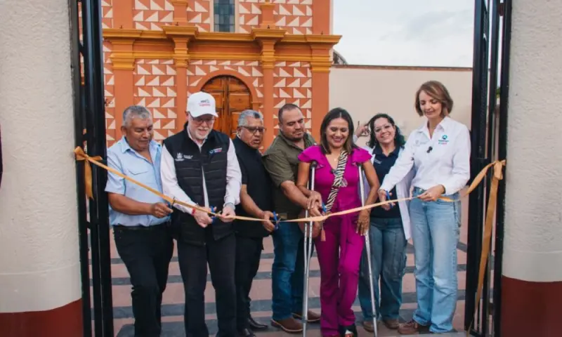 Entregan restauración de la Parroquia de la Purísima Concepción de María