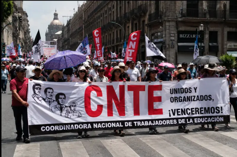 CNTE anuncia bloqueos en CDMX este 16 de julio: calles afectadas