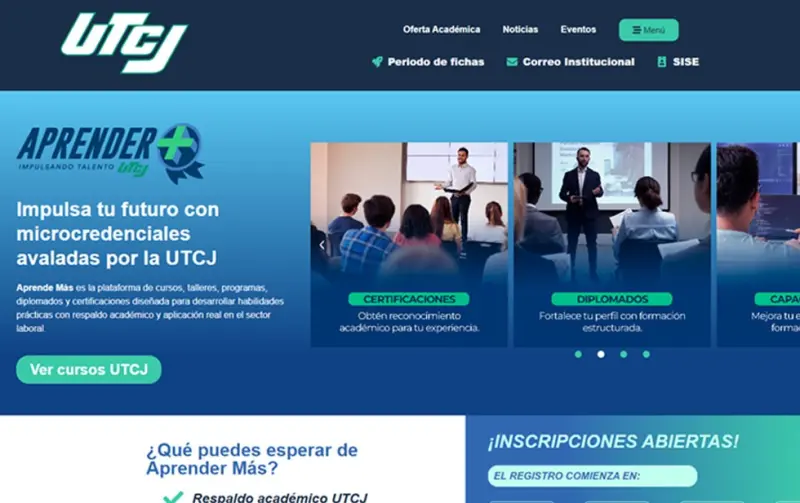 UTCJ presenta plataforma digital de educación continua