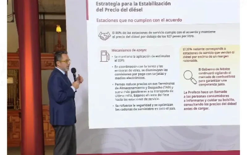 Siguen sin cumplir con precio de diesel 20% de gasolineras