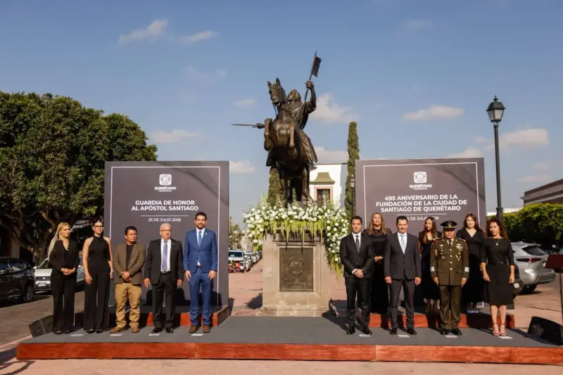 Entre honores, concheros y tradición, Querétaro celebra 495 años de su fundación