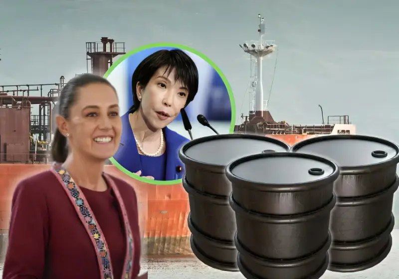Japón recibe este viernes un millón de barriles de crudo mexicano tras rodear África, consolidando el pacto de Sheinbaum y la primera ministra japonesa ante el alza de precios por la crisis en Medio Oriente