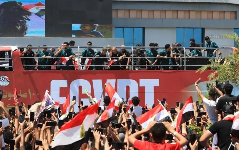 Egipto se postra ante los Faraones a su regreso del Mundial