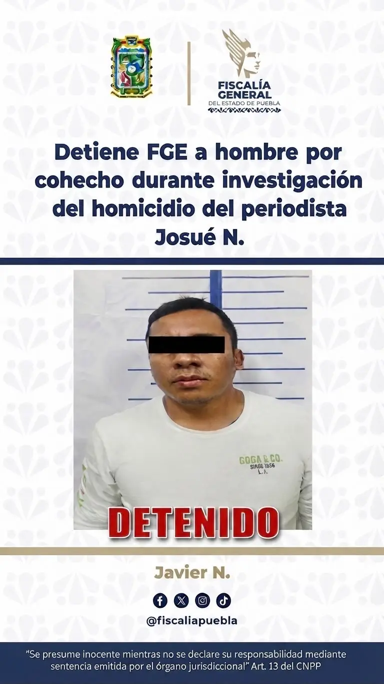 Detienen por cohecho a edil auxiliar de Atoyatenco durante investigación