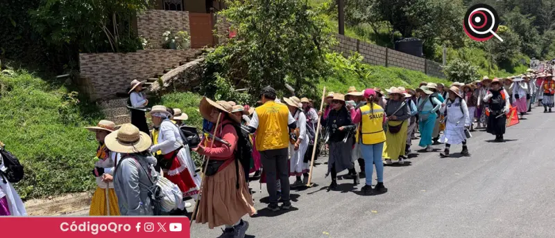 Peregrinación de Querétaro al Tepeyac avanza sin incidentes
