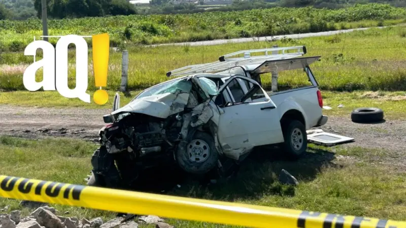Muere adulto mayor tras chocar contra parada de autobús en Santa Rosa Jáuregui
