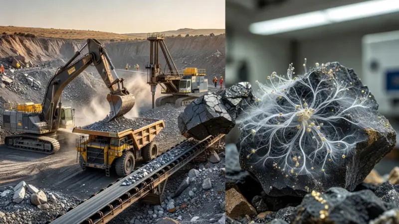 Mientras llevar maquinaria pesada a un asteroide sigue fuera de alcance, científicos prueban hongos capaces de liberar oro, platino u otros metales de las rocas para sostener futuras misiones espaciales