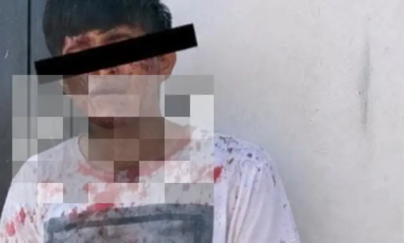 Pobladores detienen y golpean a presunto ladrón en Ixmiquilpan