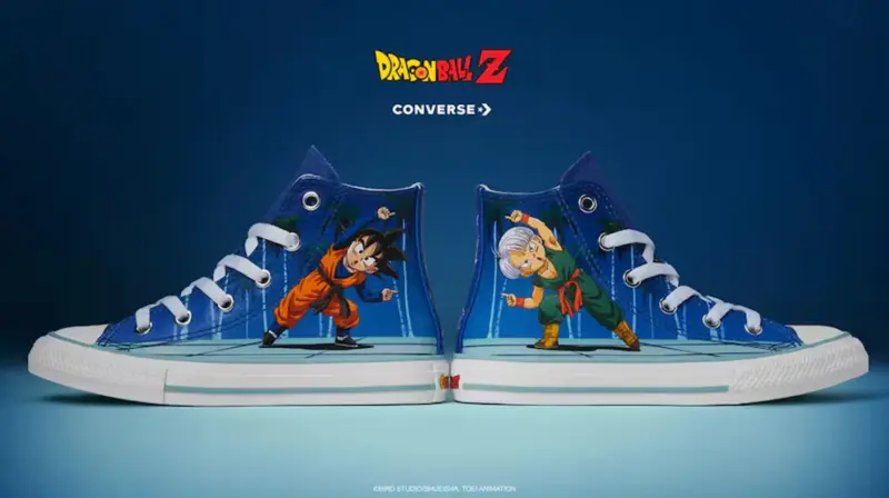 De Shenlong a la Fusión: Converse presenta su espectacular colección de zapatillas de Dragon Ball Z con 7 modelos temáticos