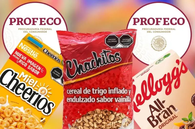 Profeco analiza diferentes tipos y marcas de cereales y concluye que Chachitos, All-Bran y Cheerios son las opciones más saludables del mercado