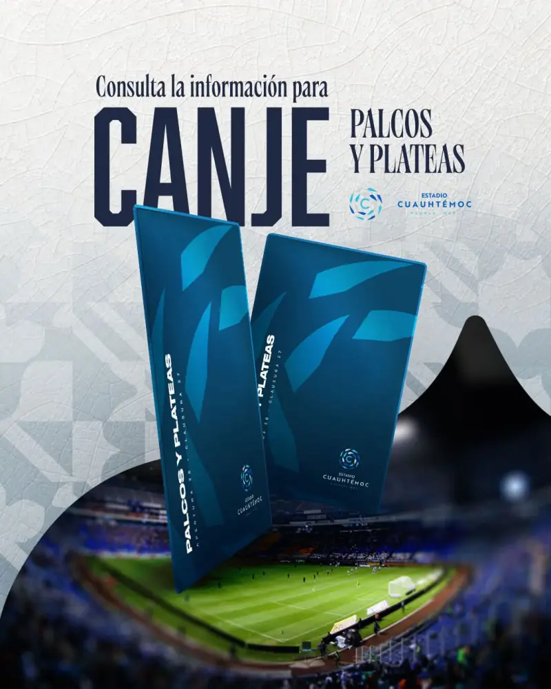 Inicia canje de tarjetas para palcos del Estadio Cuauhtémoc