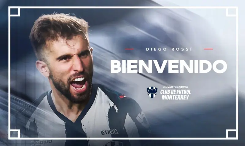 Refuerza Rayados su ataque con el uruguayo Diego Rossi