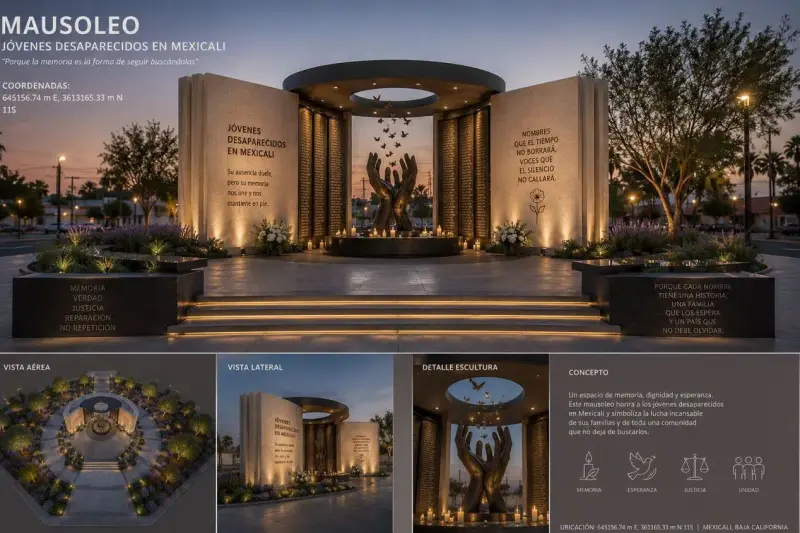 Memorial para personas desaparecidas en Mexicali dependerá del Cabildo y del terreno
