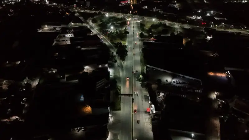 Moderniza Pachuca el alumbrado del bulevar Everardo Márquez
