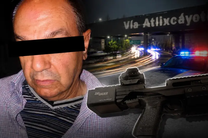 Rastreo de auto sin placas llevó a captura del tirador de Vía Atlixcáyotl