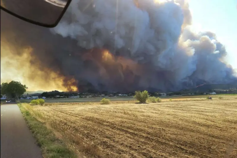 Las claves para entender por qué el fuego de Gironda se ha vuelto incontrolable