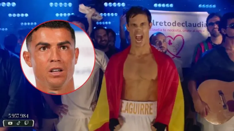 La aparición de Cristiano Ronaldo en la entrada de Edu Aguirre que sorprendió a todos en La Velada del Año 6