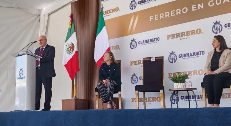Ferrero invertirá 86 millones de dólares para ampliar su planta en Guanajuato y fortalecer su plataforma de exportación
