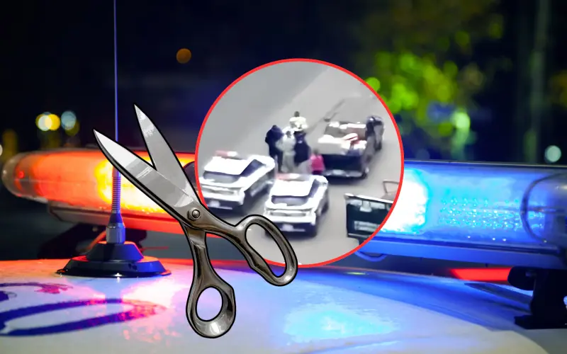 Detienen a hombre que hirió con una tijera a un adolescente que le limpió el vidrio del auto