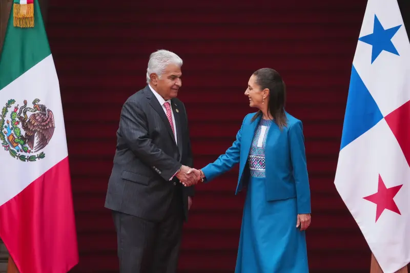 Sheinbaum recibe a Mulino y estrechan relaciones con acuerdos en seguridad y comercio