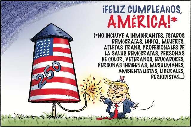Pirotecnia selectiva por 250 años de independencia