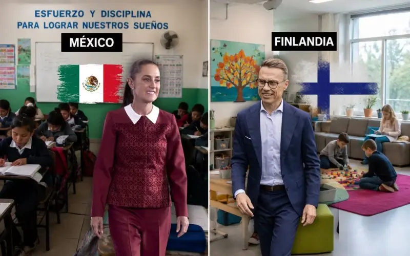 Mientras en México los alumnos entran temprano a clases, tienen mucha tarea y deben esforzarse por sus calificaciones, en Finlandia las clases son breves pues priorizan el juego, descanso y el aprendizaje práctico