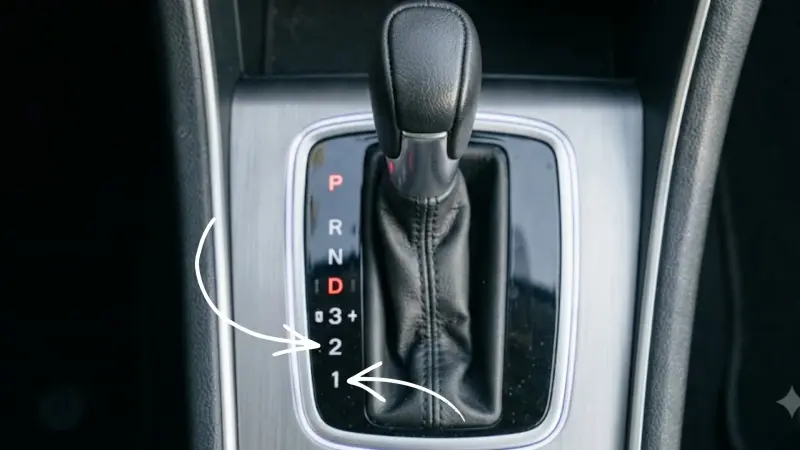 Los números 1 y 2 de la transmisión automática ayudan a controlar el auto en pendientes y reducir el desgaste de los frenos, pero usarlos a una velocidad inadecuada puede forzar el motor y provocar cambios bruscos