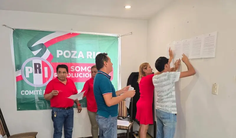 Presenta PRI Poza Rica convocatoria de renovación en solitario