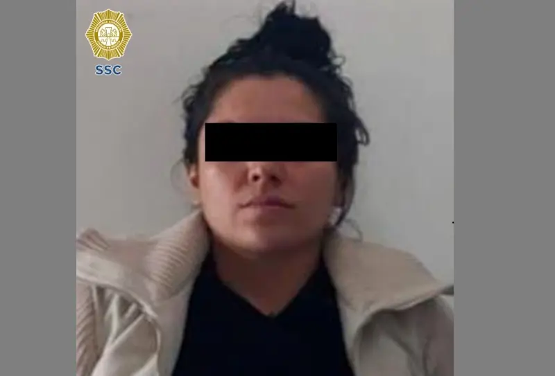 CDMX: cae presunta integrante de grupo delictivo generador de violencia