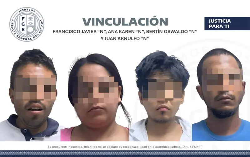 Vinculan a proceso a cuatro con armas y droga en Zapata