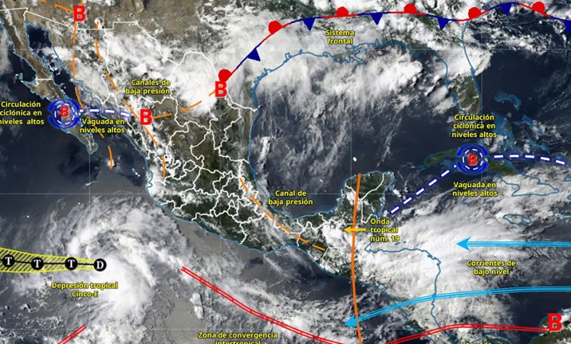 No guardes el paraguas: lluvias amenazan a Quintana Roo