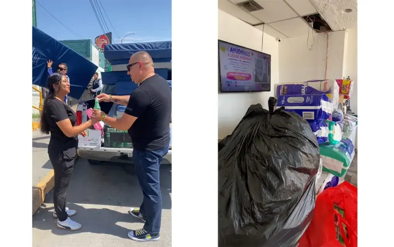 Realiza Canaco donación a Ancianos Desamparados