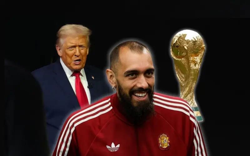 Aunque Borja Iglesias rechaza por completo las políticas de Donald Trump, aseguró que si España gana el Mundial seguirá el protocolo de la FIFA y le dará la mano para no arruinar el festejo, pero espera que el encuentro “pase muy rápido” y pueda olvidarse