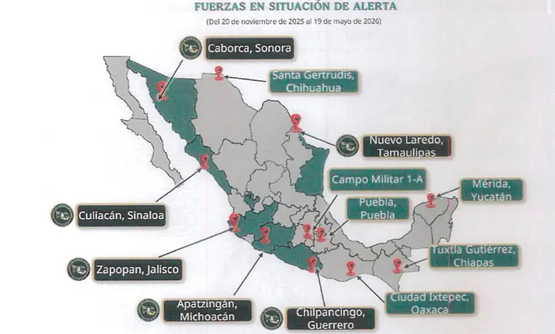 Registra Sedena 30 activaciones por ataques a militares