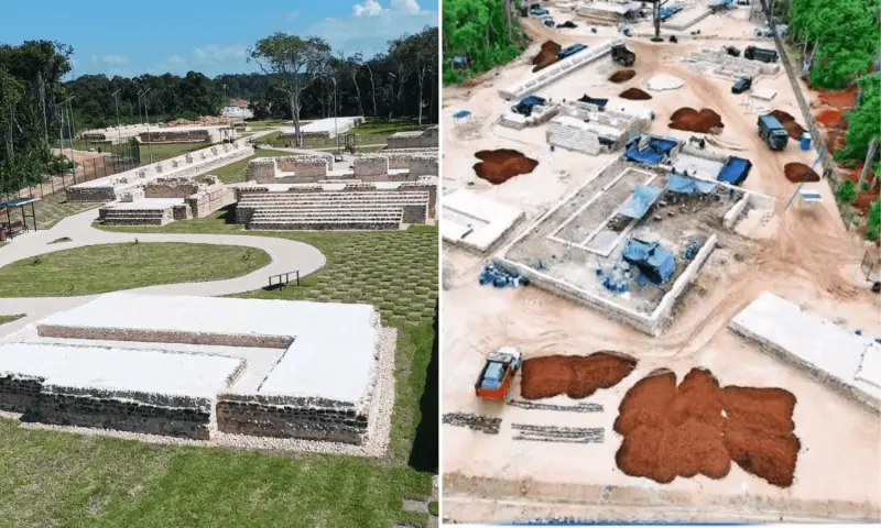 Acusan a funcionarios del INAH de destruir vestigios mayas y edificar falsos monumentos en Balam Tun