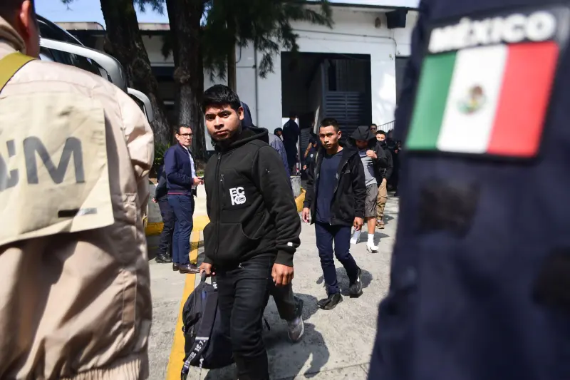 Cae 87% detención de migrantes irregulares en México respecto a 2025