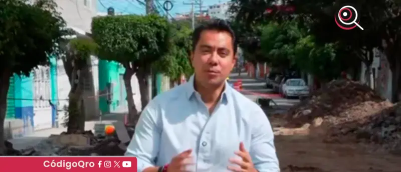 Supervisa alcalde rehabilitación del drenaje sanitario