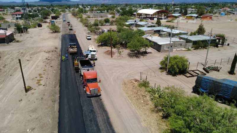 Avanza al 60% la rehabilitación de la carretera Conchos–Naica