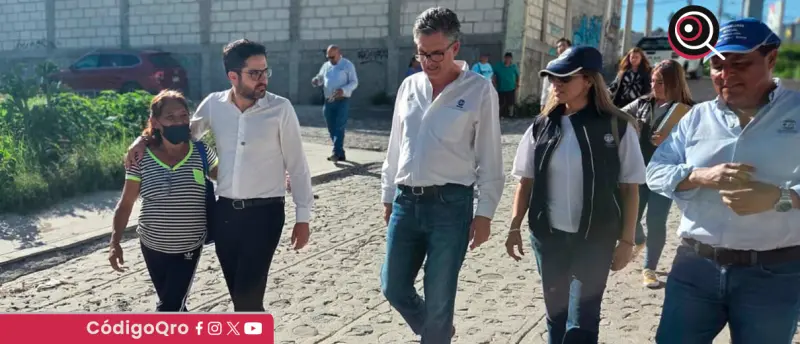 Agustín Dorantes supervisa avance para llevar agua potable a Lomas de Menchaca