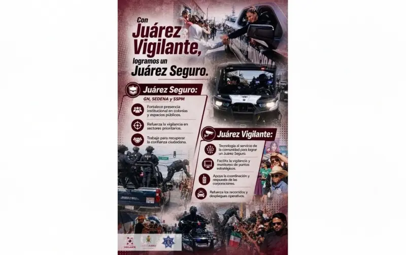 Trabaja SSPM por Juárez seguro