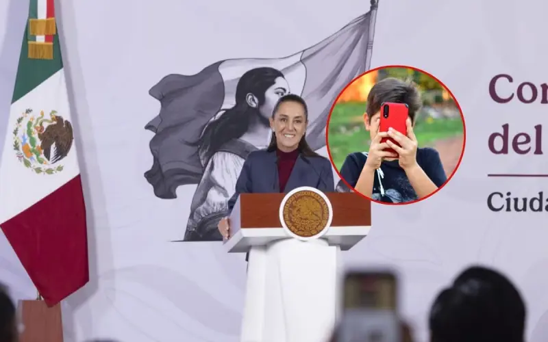 Sheinbaum afirma que padres de familia están de acuerdo con regular el uso de celulares en las escuelas