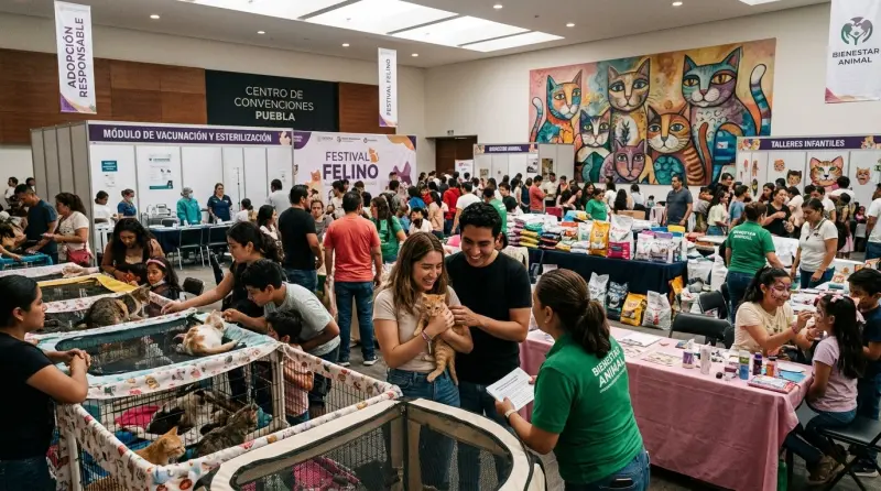 Anuncian MichiFest en Puebla para frenar sobrepoblación felina