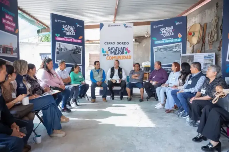 Municipio despliega servicios y obras en Cerro Gordo en la edición 51 del programa comunitario