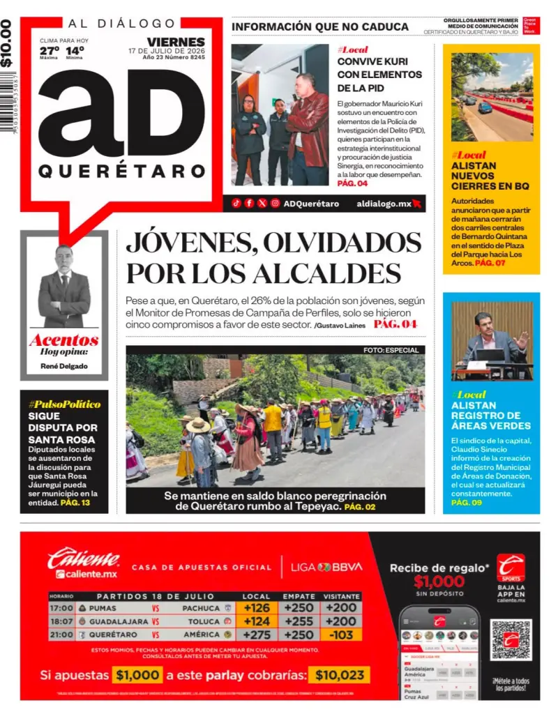 Jóvenes olvidados por los alcaldes